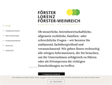Tablet Screenshot of kanzlei-flw.de